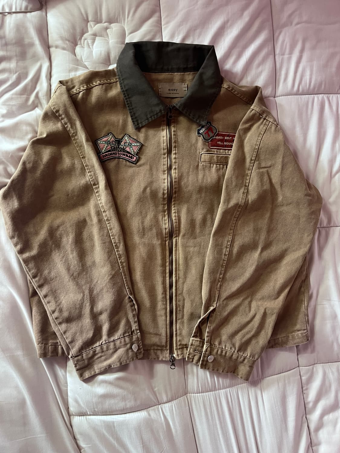 투븐 브라운 워크자켓 상품이미지2