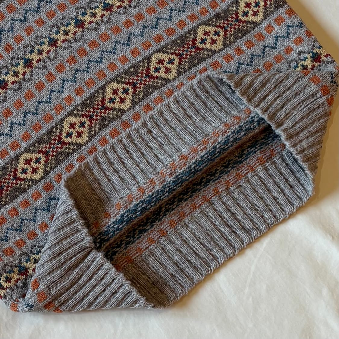 [102-105] 스코틀랜드 Jamiesons 페어아일 니트 베스트 상품이미지5