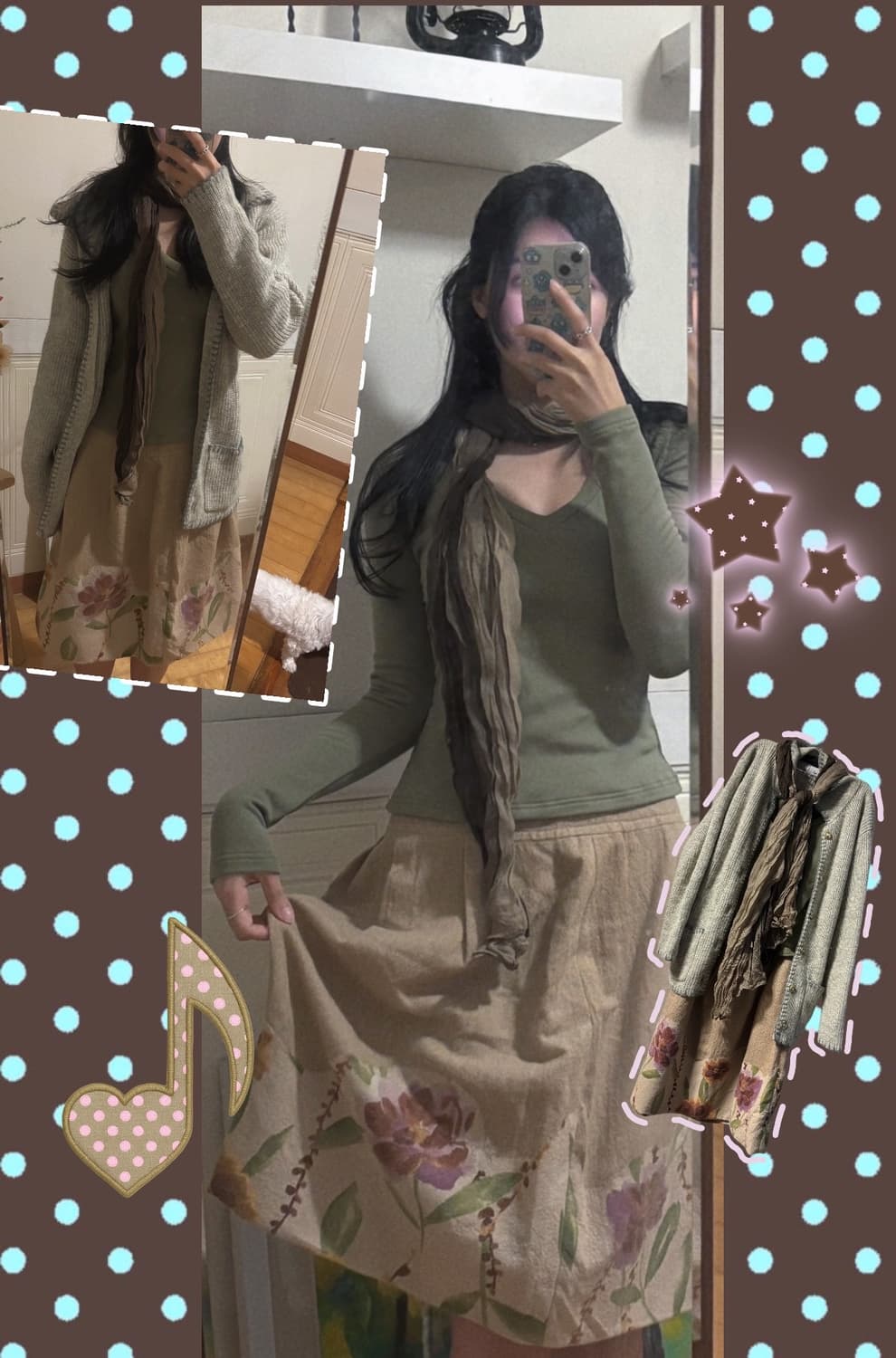 빈티지 모리걸 세트 상품이미지4