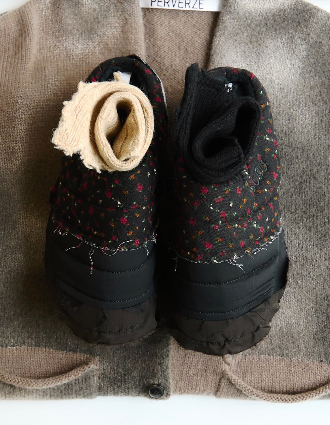 subu perverze 패딩 슬리퍼 스부 수부 퍼버즈  상품이미지4