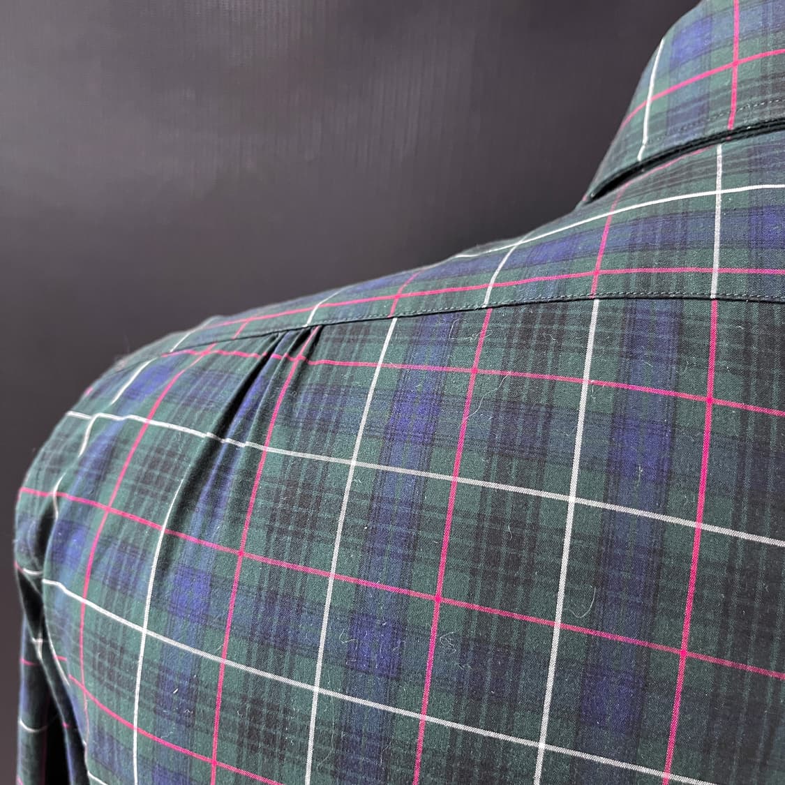 Rugby 폴로 랄프로렌 럭비 라인 체크 플리츠 셔츠 상품이미지4