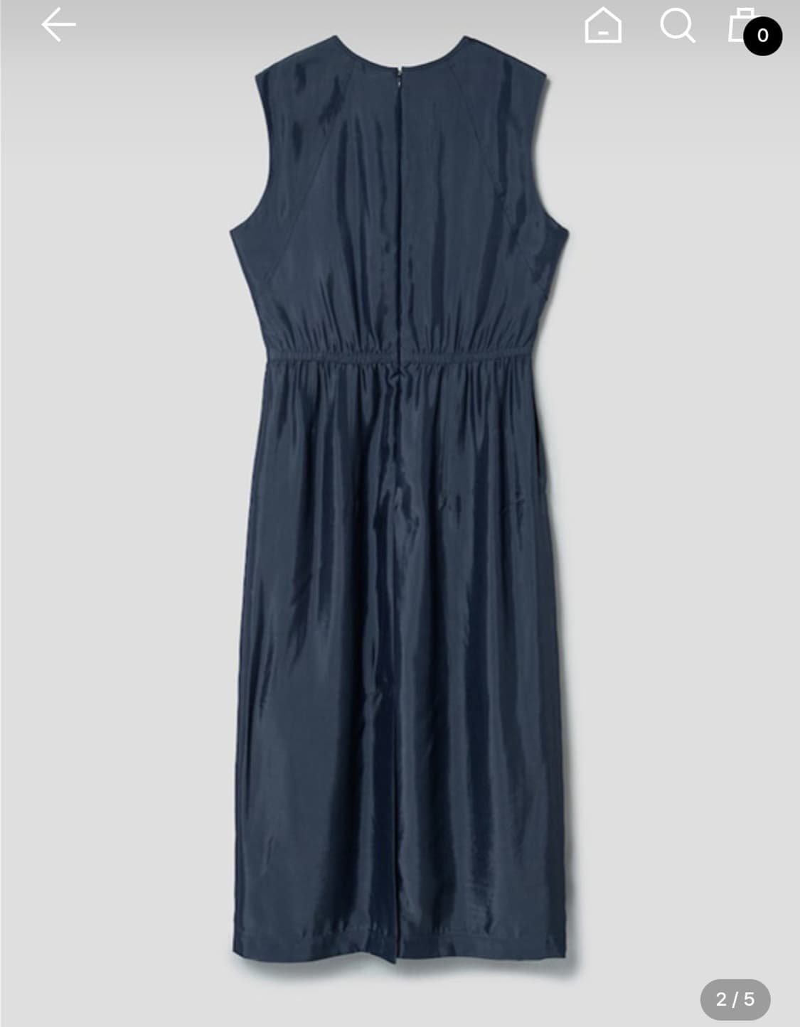 KUHO 구호 2023 슬리브리스 셔링 롱 원피스 4사이즈 상품이미지2