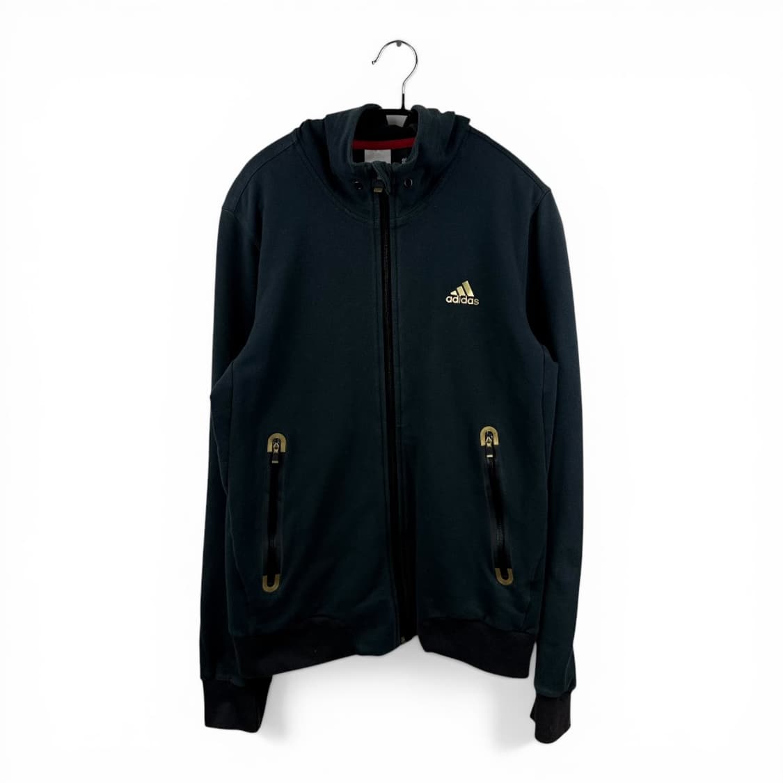 (100) 아디다스 트레이닝 후드집업 블랙 상품이미지1