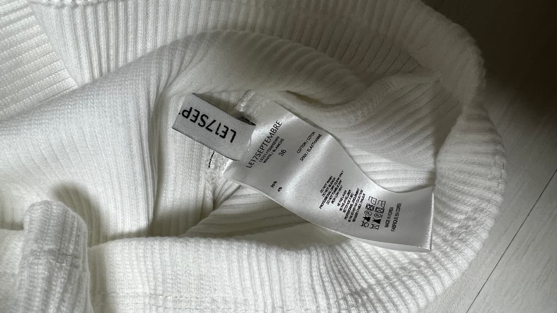 CONIE LONG SLEEVE JERSEY TOP WHITE 상품이미지4