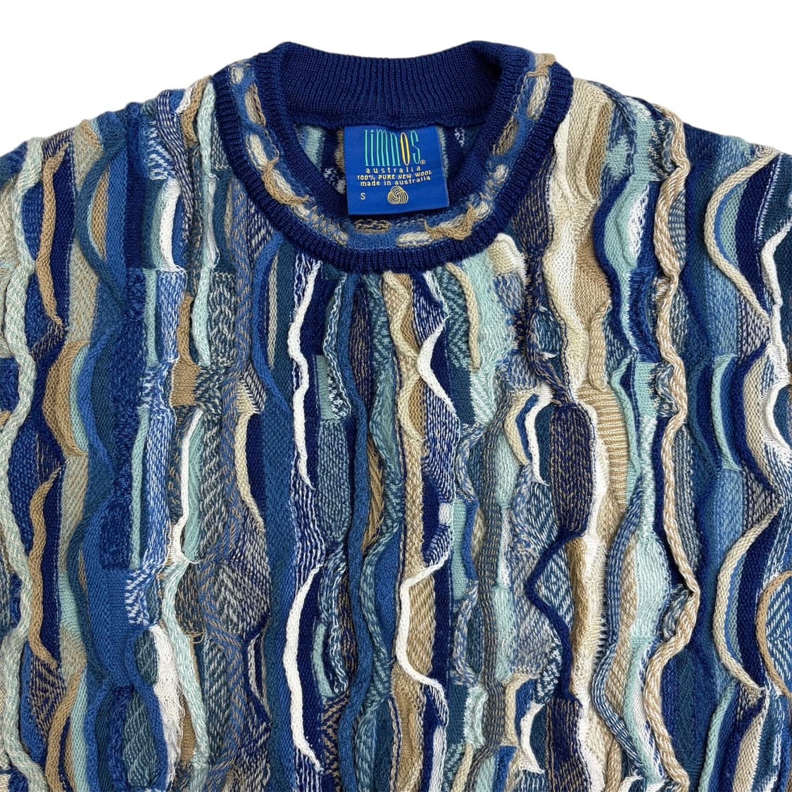 limnos 림노스 90‘s 3D 쿠지 스타일 케이블 니트 s 상품이미지3