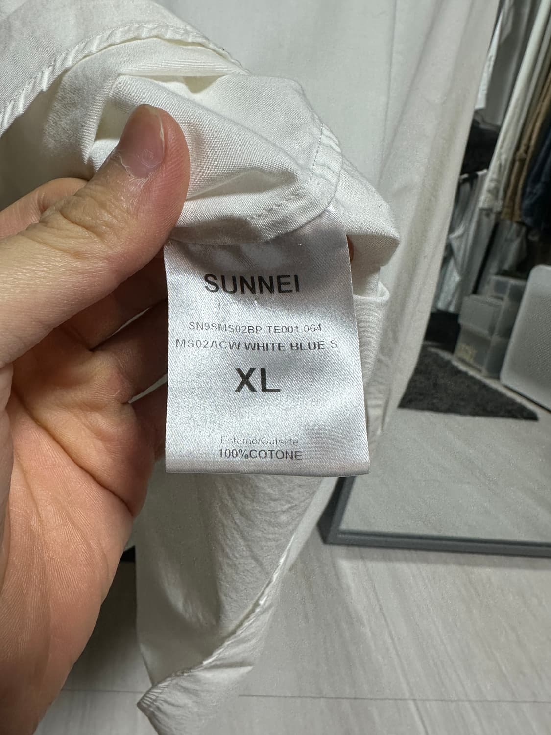 써네이 데님스트라이프 셔츠 상품이미지4