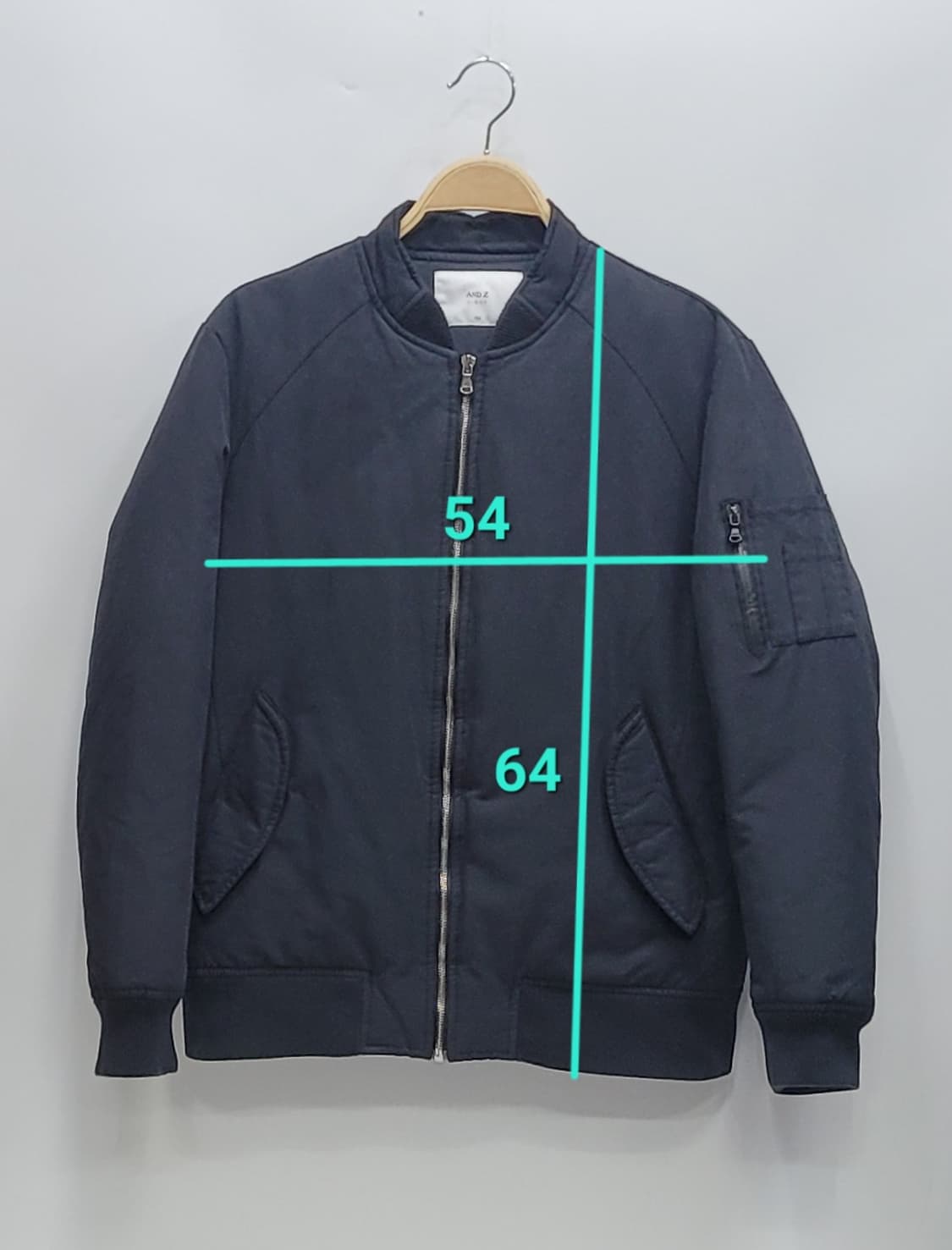 AND Z 앤드지 다운 패딩 항공 점퍼 / 남 100
a1b5 s 네이비 상품이미지10