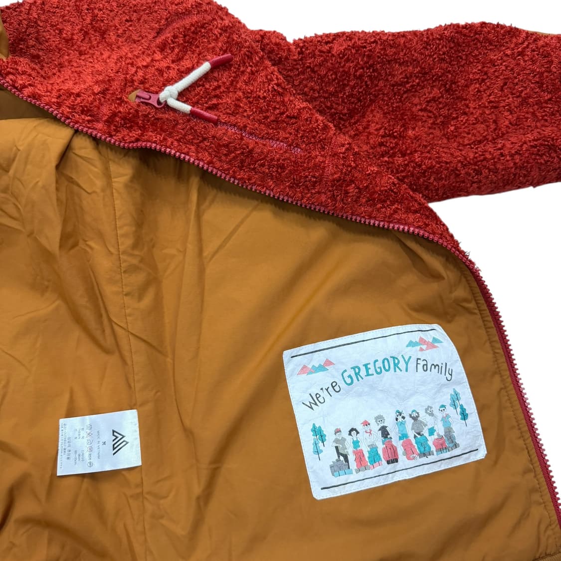 그레고리 디콘 폴라텍 플리스 후리스 자켓 오렌지 M 상품이미지3