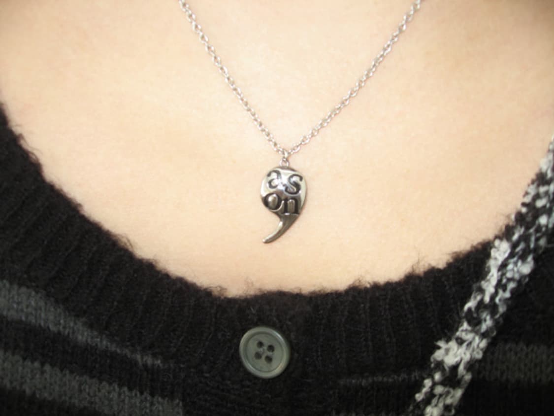 미개봉) 애즈온 목걸이 COMMA NECKLACE 상품이미지1