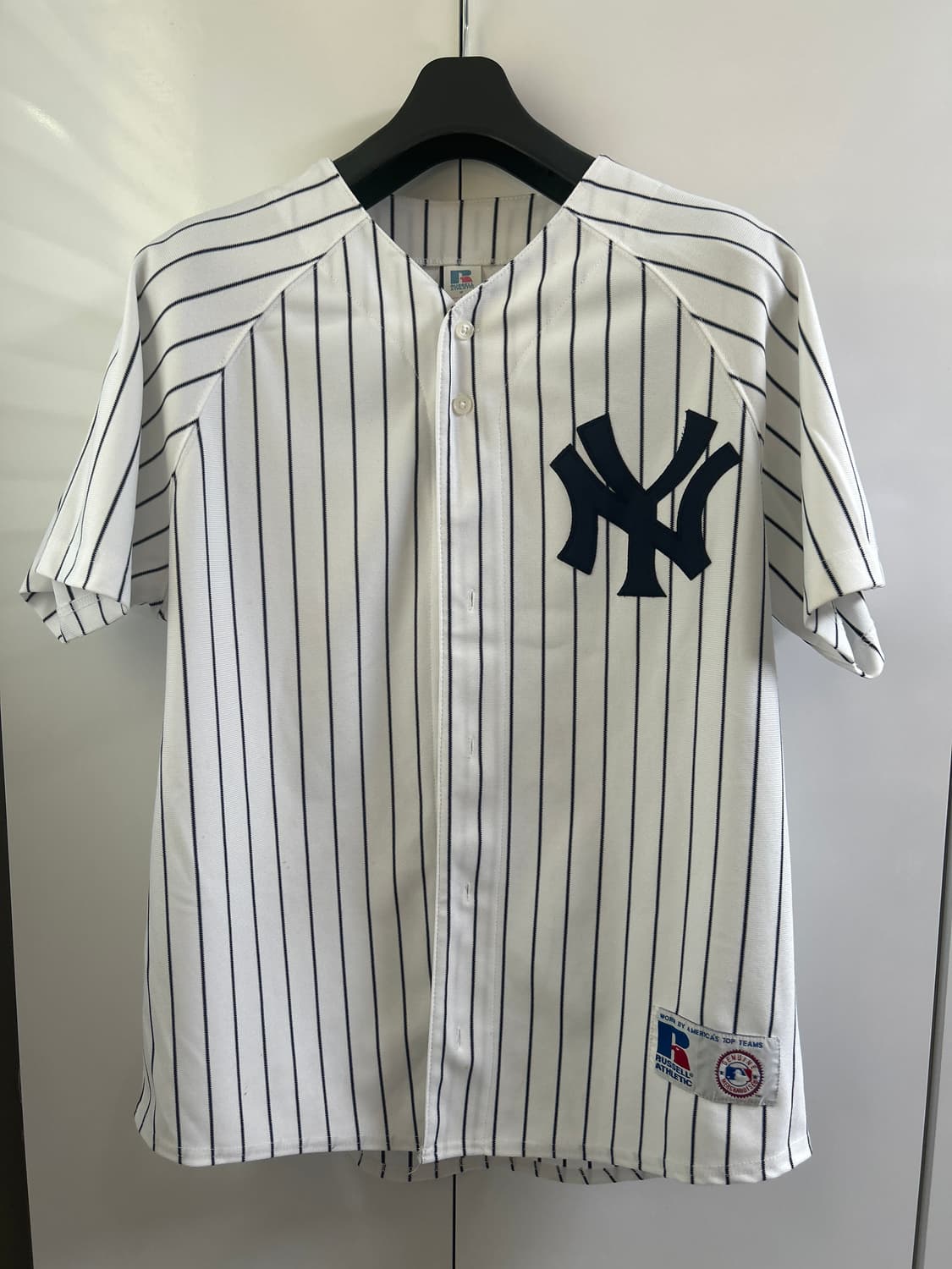 뉴욕 양키스 핀스트라이프 빈티지 베이스볼 저지 상품이미지1