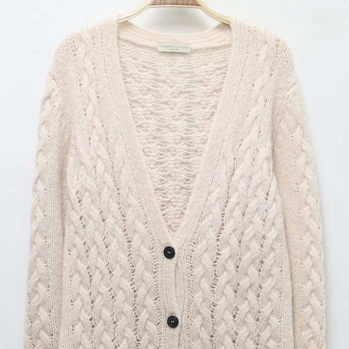 로베르토 콜리나 울 혼방 롱 니트 가디건 58926 상품이미지3