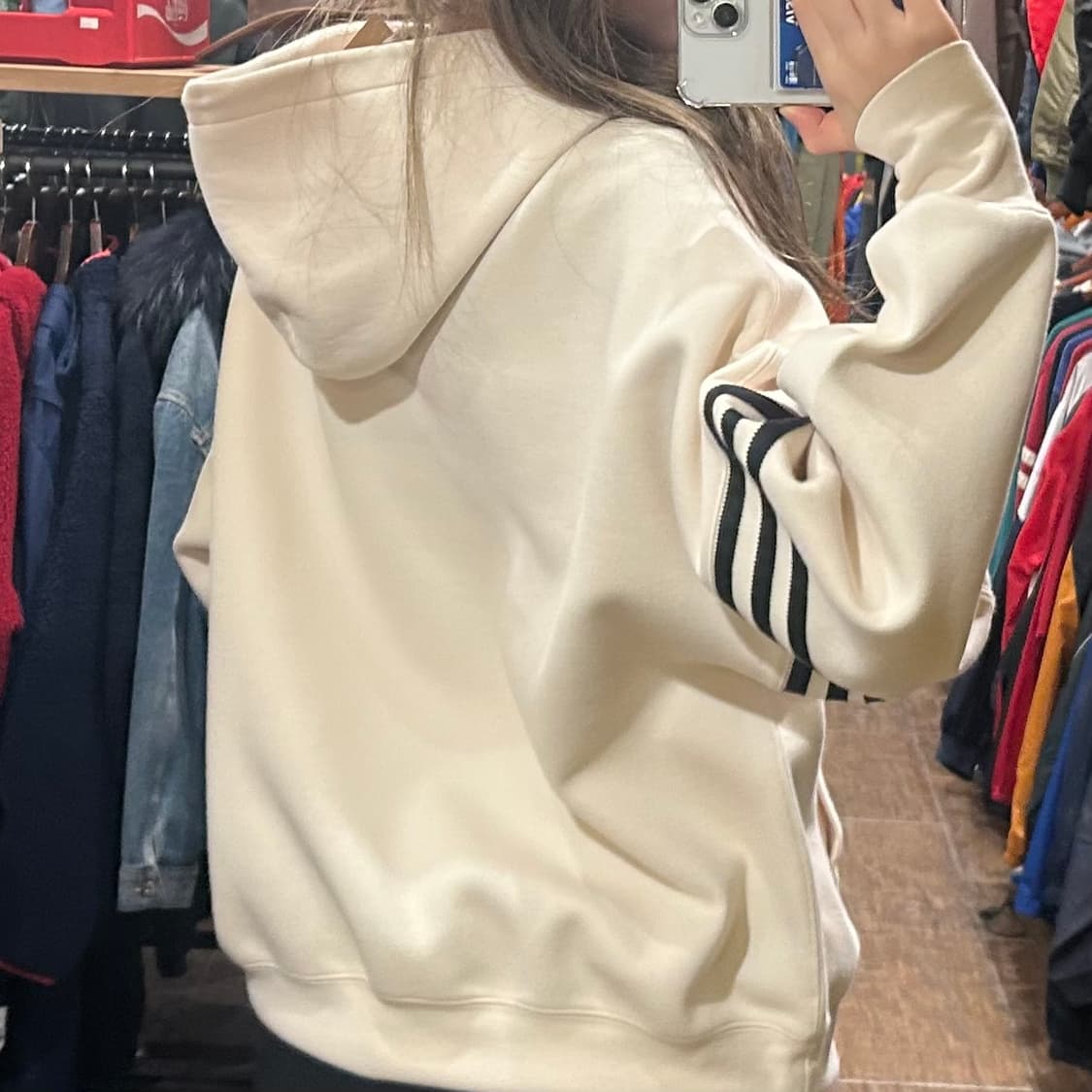 [HI] 아디다스 후드티 크림 상품이미지5