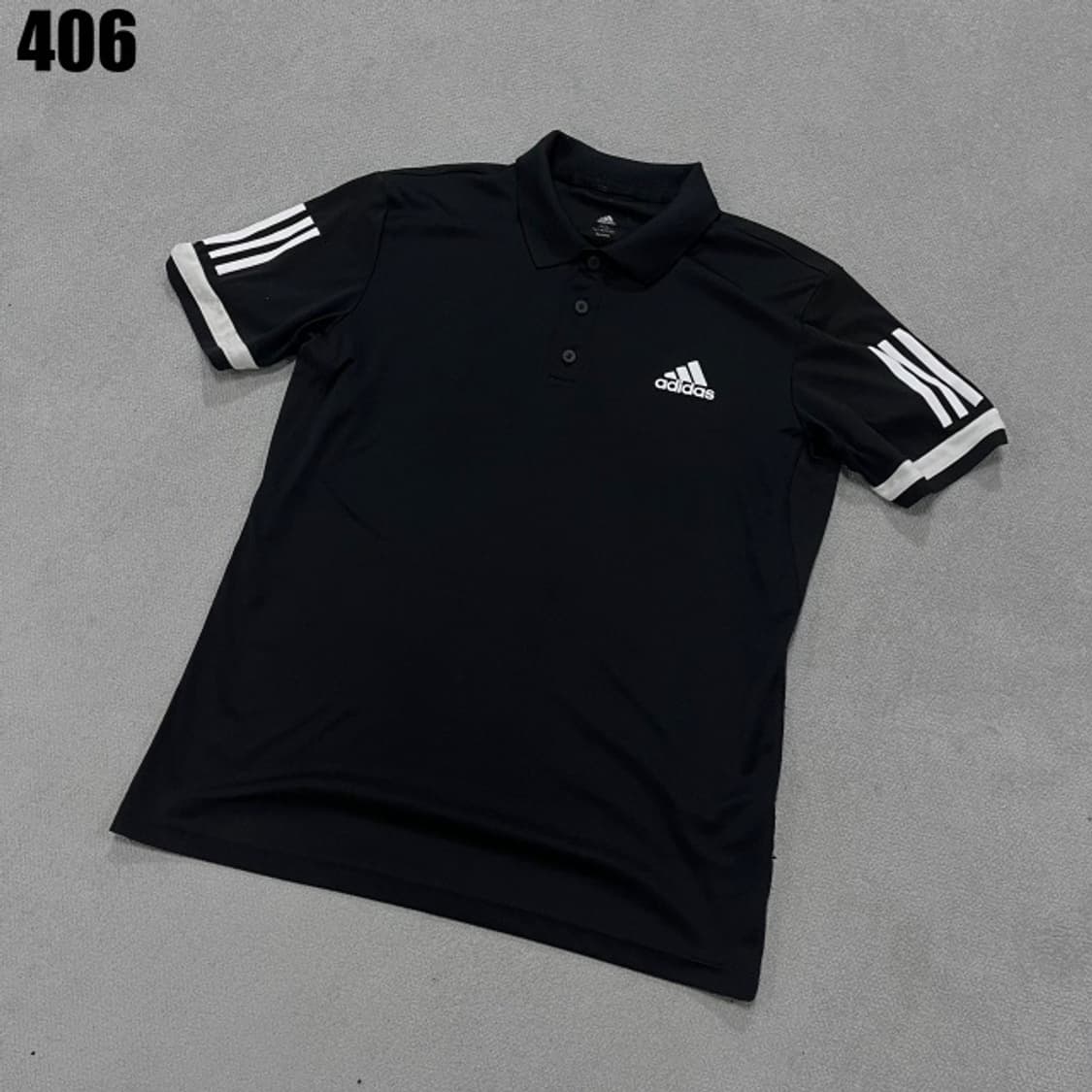 아디다스 삼선 블랙 반팔티 상품이미지1