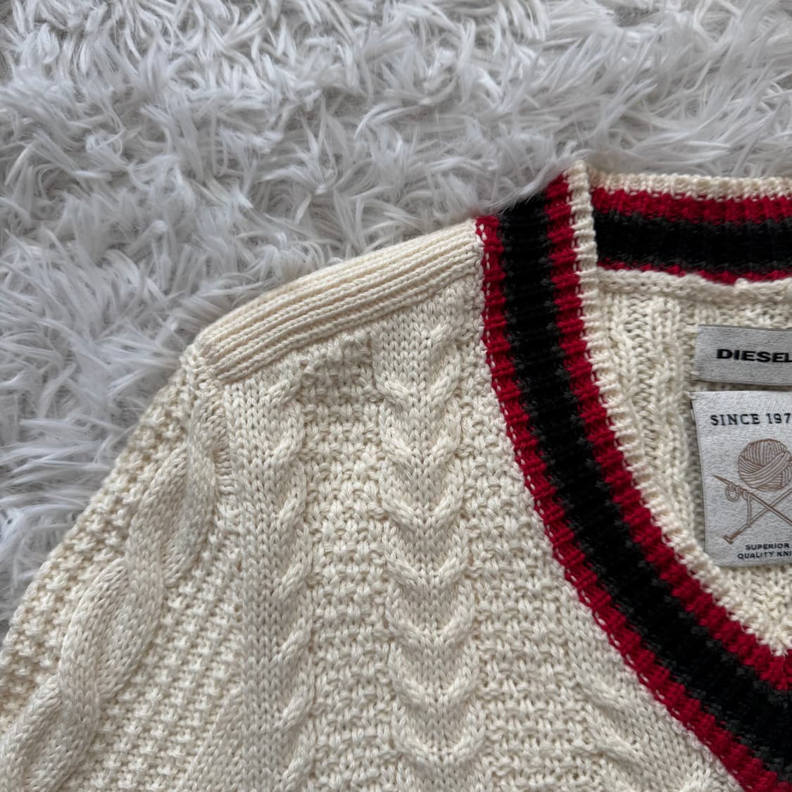 DIESEL 일본빈티지 니트 디젤 빈티지니트 디젤니트 m 44 상품이미지1