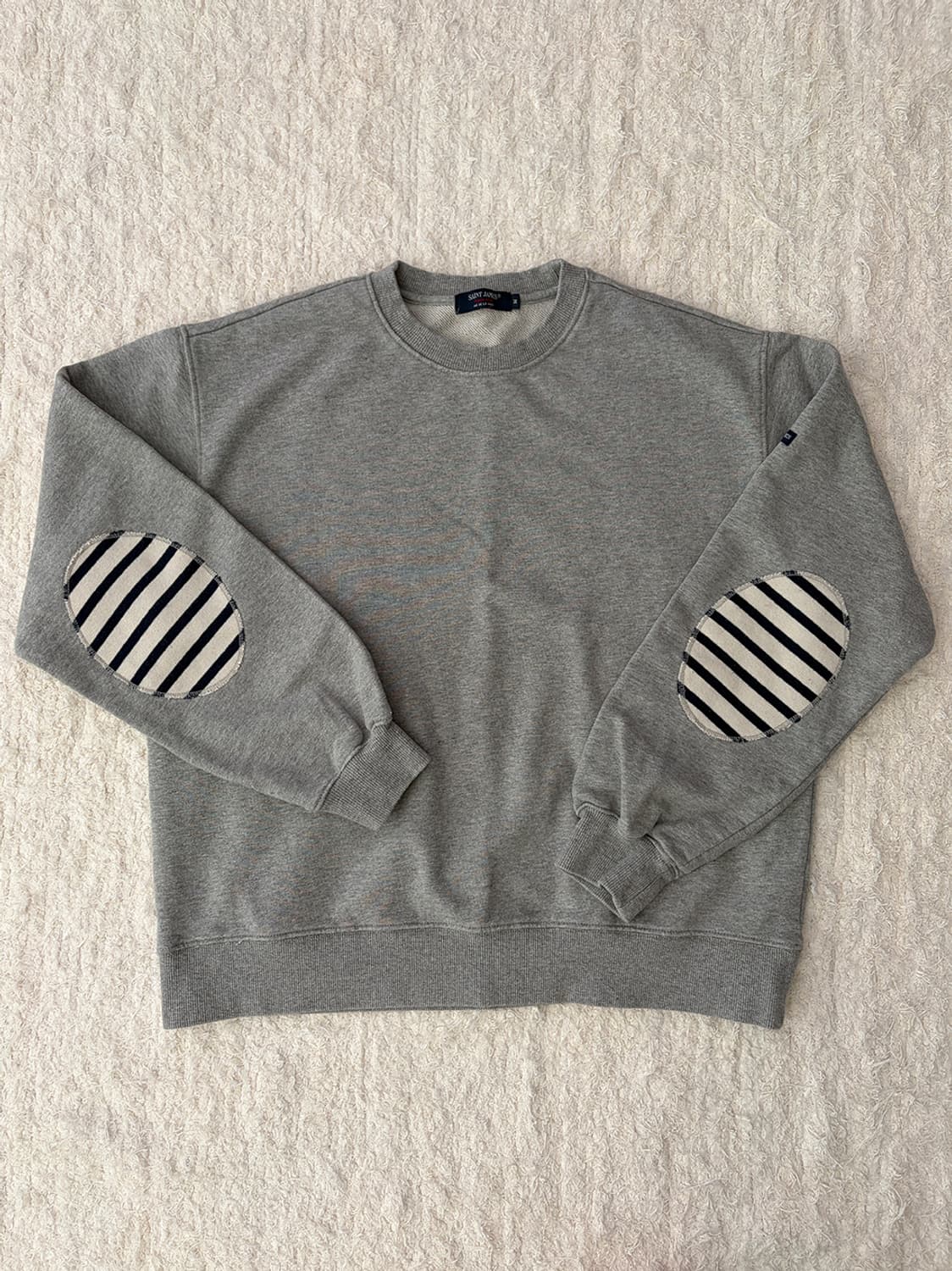 세인트제임스 엘보패치 맨투맨 상품이미지1