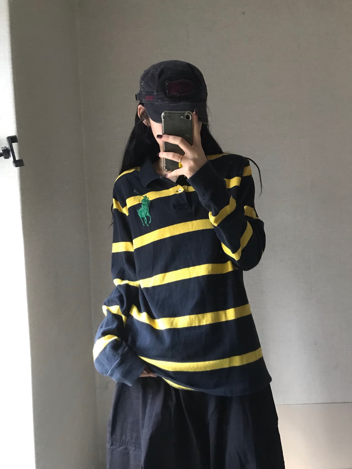 폴로 빅포니 스트라이프 럭비티셔츠 상품이미지1