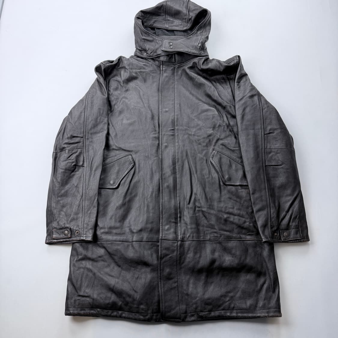 빈티지 이탈리아 가죽카코트 올드갭맛 카코트 상품이미지2