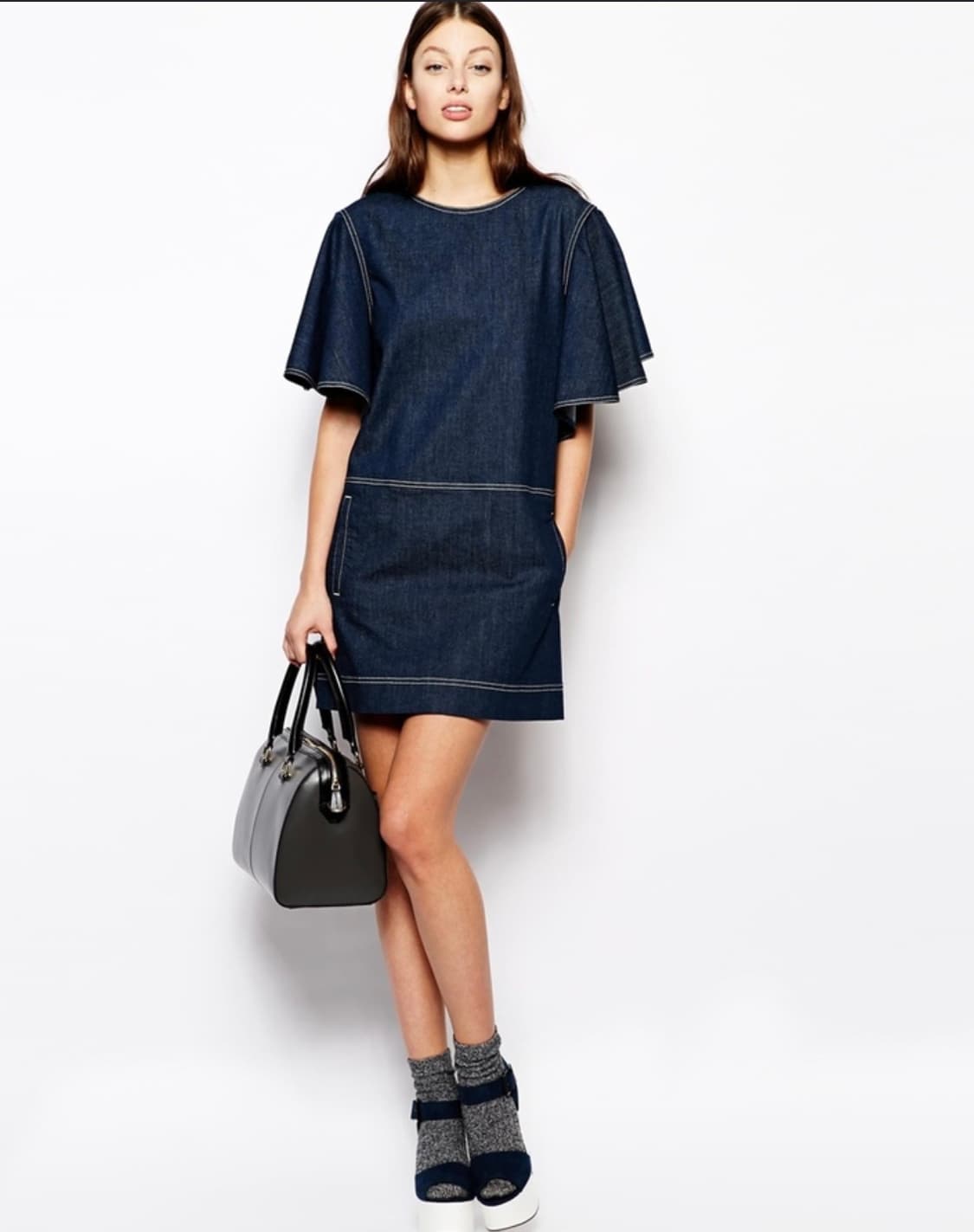 seebychloe 씨 바이끌로에 데님 원피스 상품이미지3