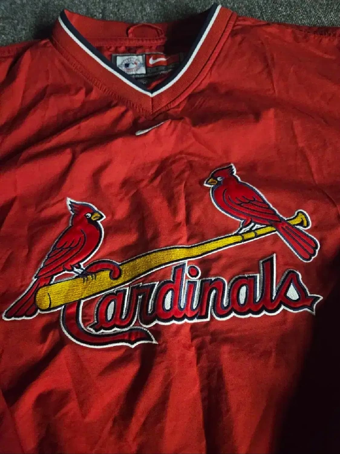 나이키 MLB 카디널스 바람막이 웜업 상품이미지2
