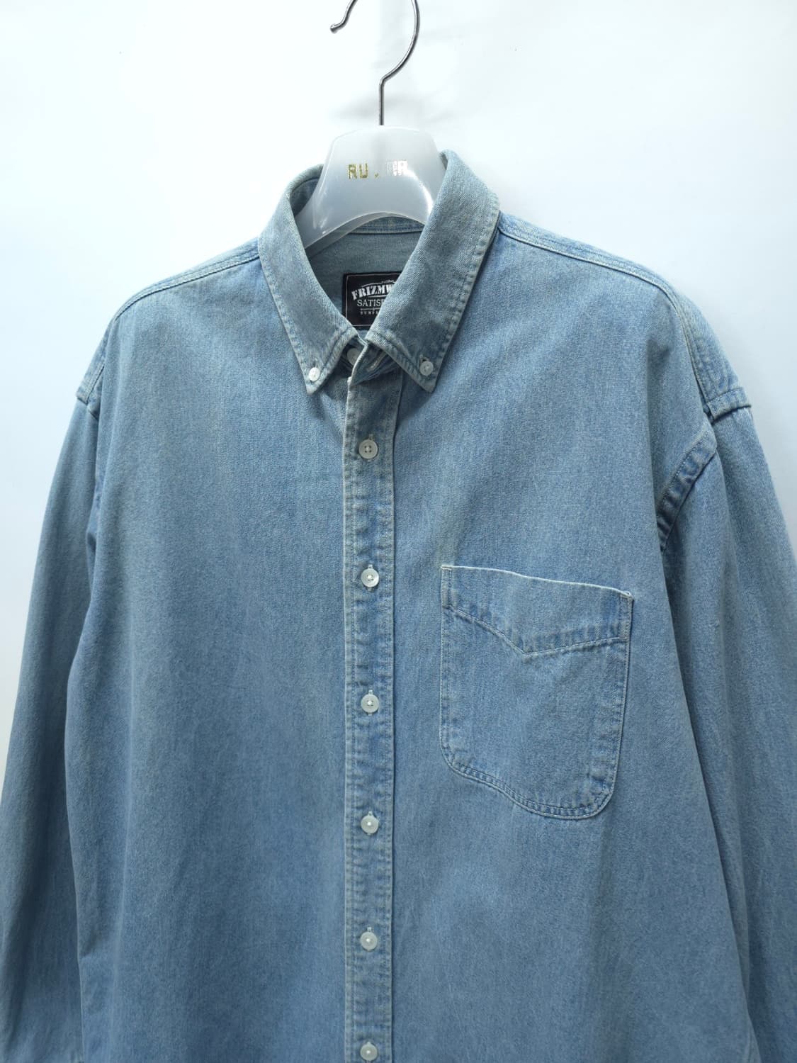 프리즘웍스 라이트 데님 워싱셔츠 (95~100) 상품이미지2