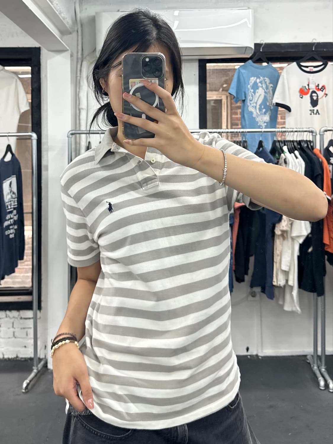 폴로 랄프로렌 스몰 포니 스트라이프 PK 상품이미지3