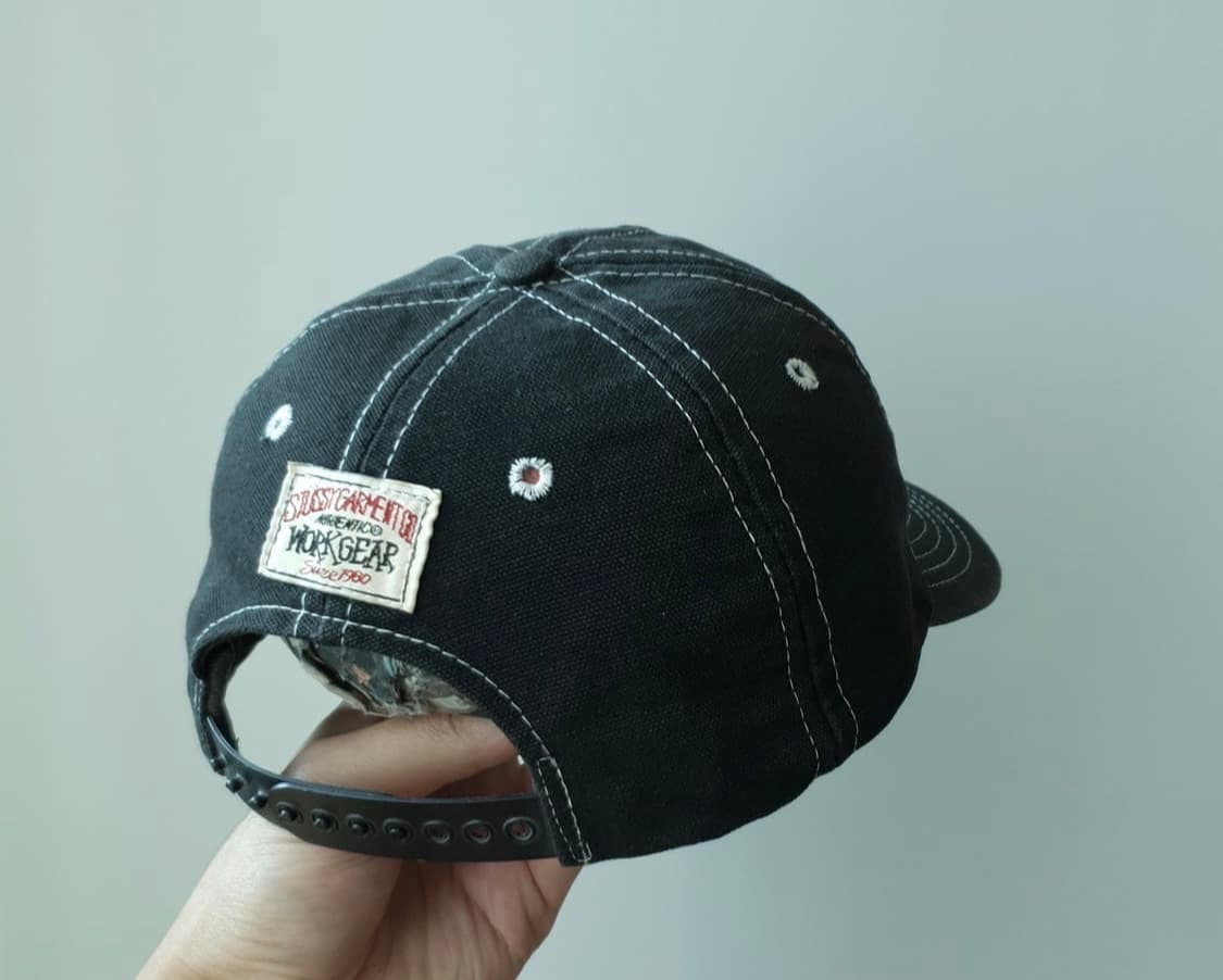STUSSY canvas pannel cap 상품이미지1
