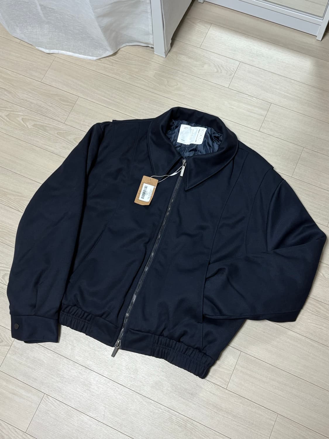 심라인 블루종 네이비 자켓 L 투웨이 새상품 상품이미지1