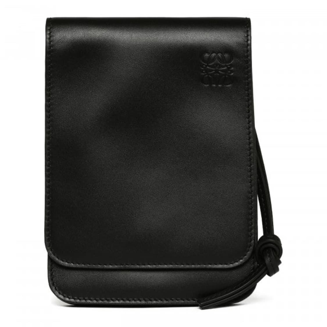 로에베 거싯 아나그램 미니 레더 크로스백 (블랙) 상품이미지1