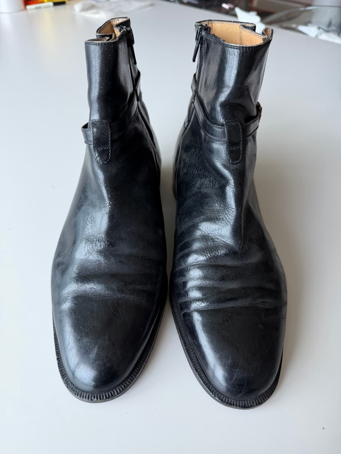 빈티지 구찌 Gucci Leather Ankle Boots 상품이미지2