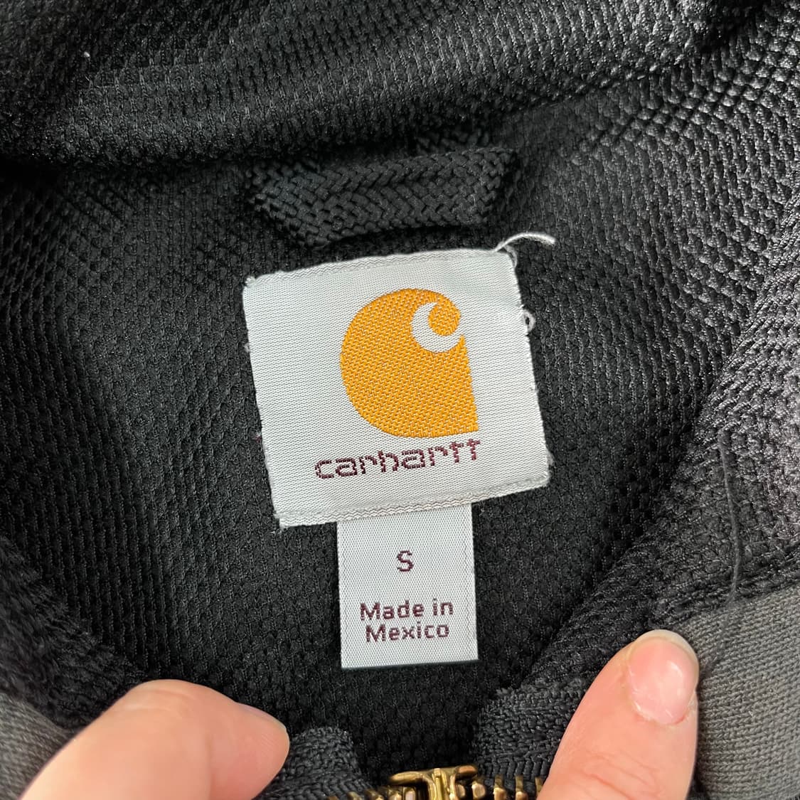 100 칼하트 써멀 차콜 후드집업 상품이미지3
