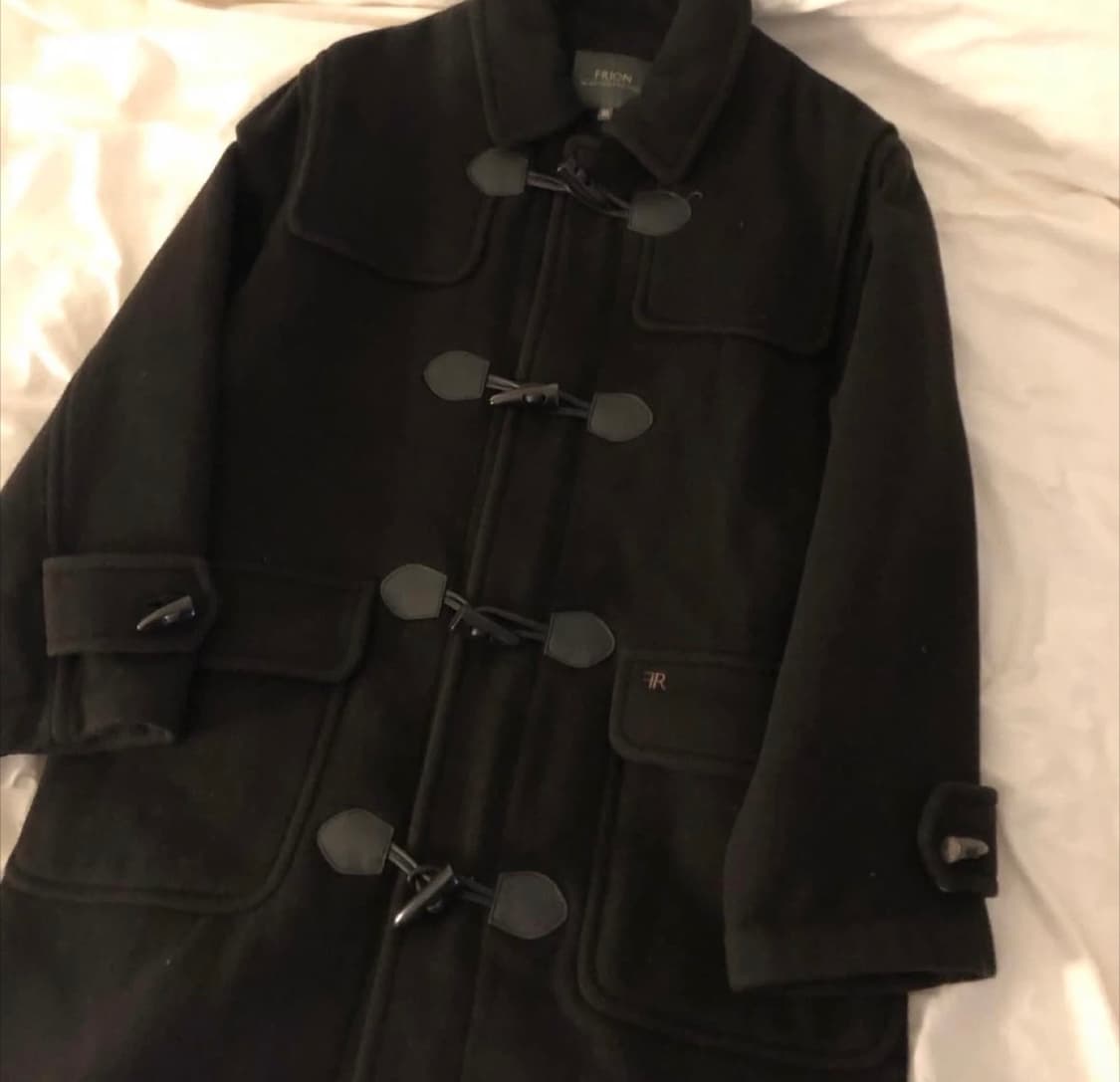 딥브라운 떡볶이 롱코트 빈티지 상품이미지2