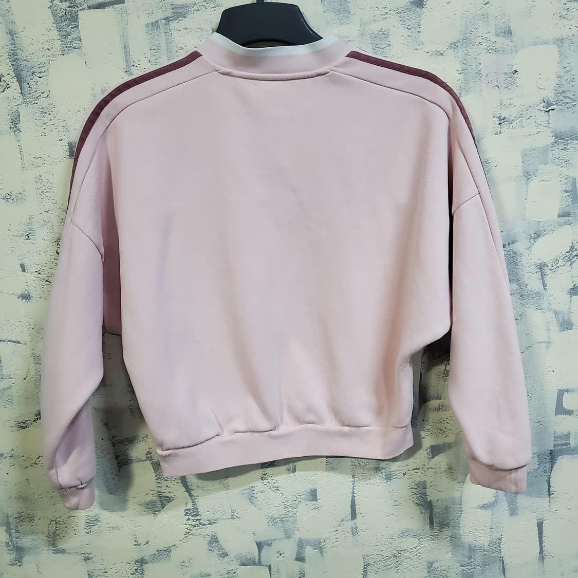 아디다스 핑크색 크롭 트랙탑 맨투맨  상품이미지2