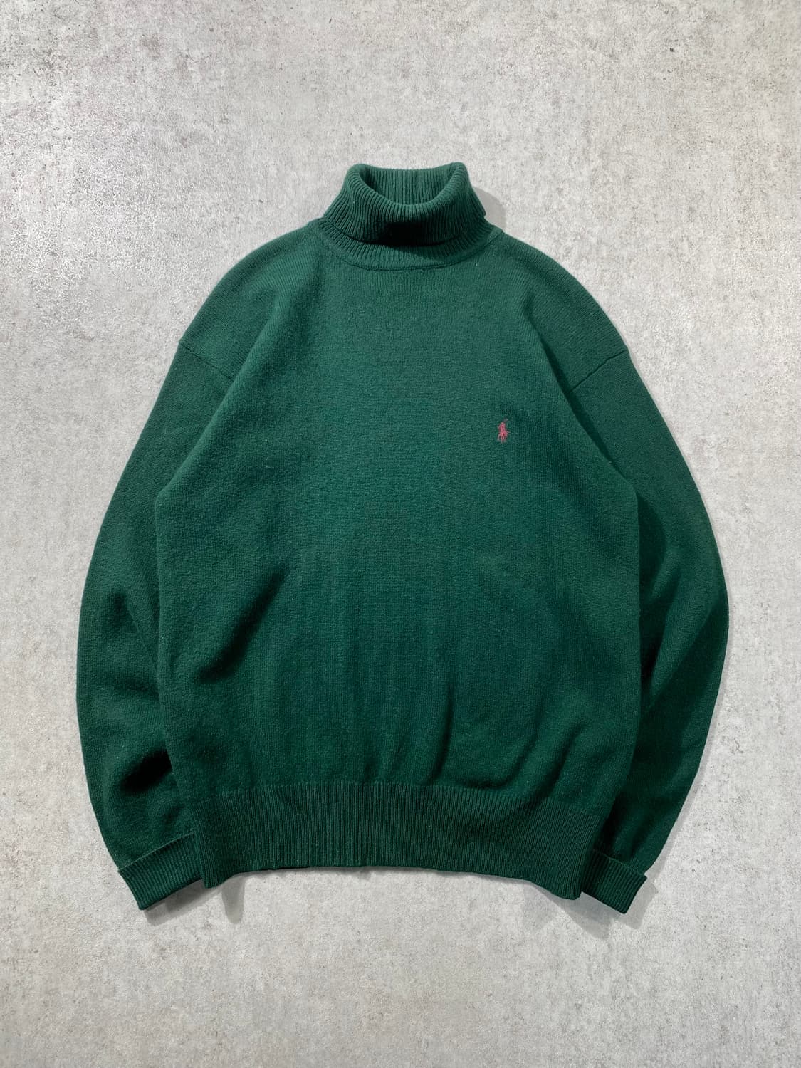 [L] 90s Polo 폴로 랄프로렌 램스울 터틀넥 니트 상품이미지1