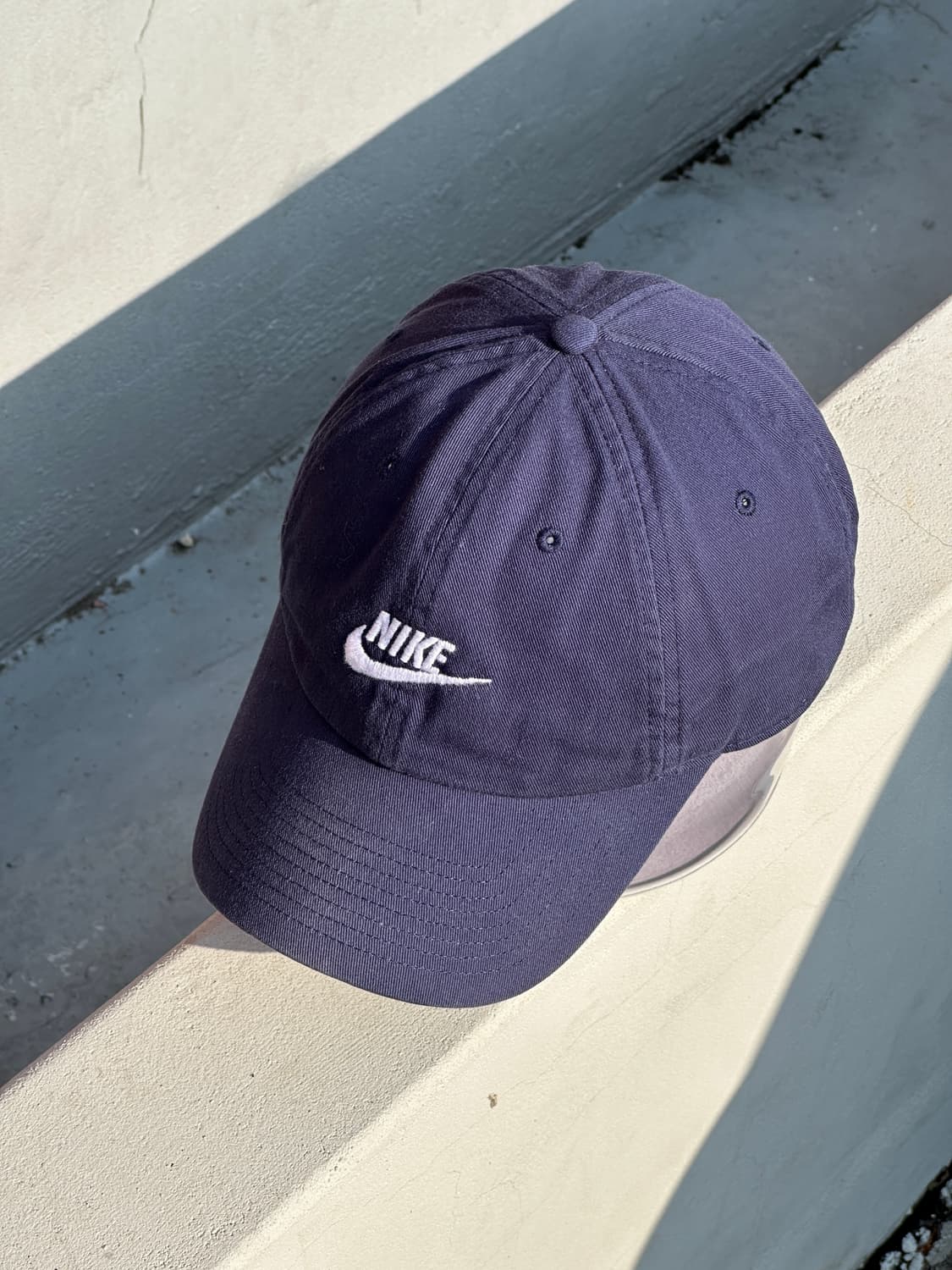 [F] 나이키 로고 헤리티지86 퓨추라 네이비 볼캡 모자 상품이미지2