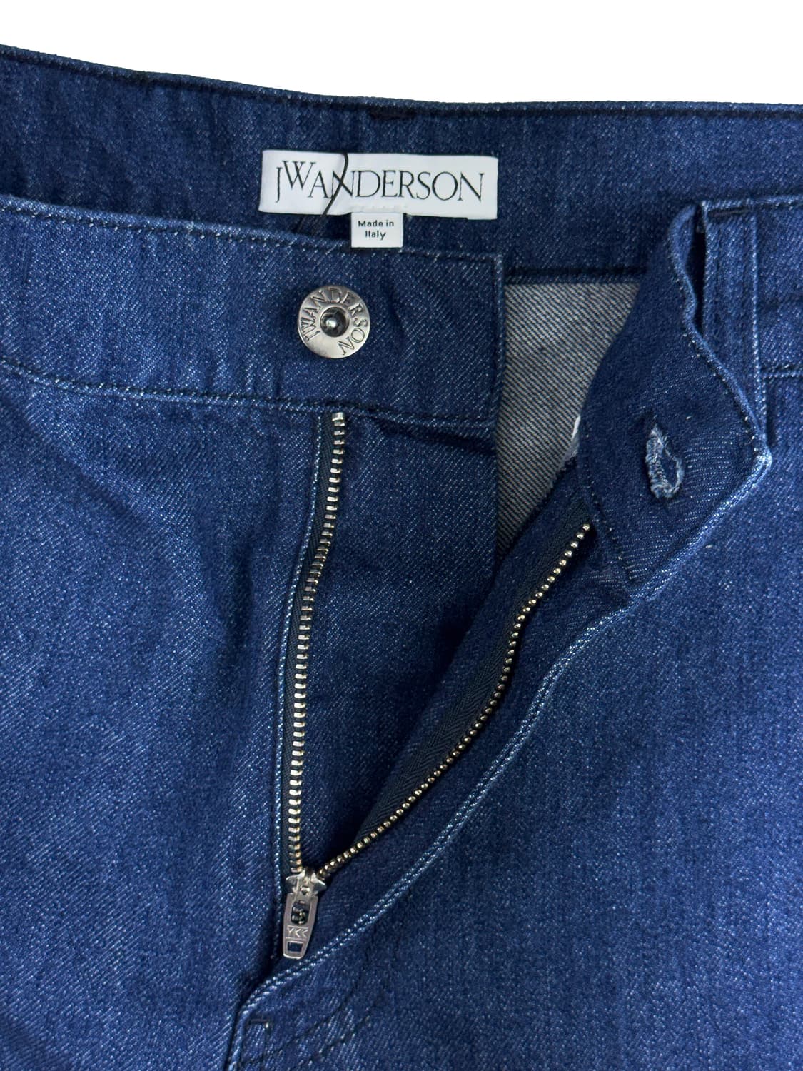 JW 앤더슨 로고 그리드 턴업 워크웨어 진 (새상품) 상품이미지4