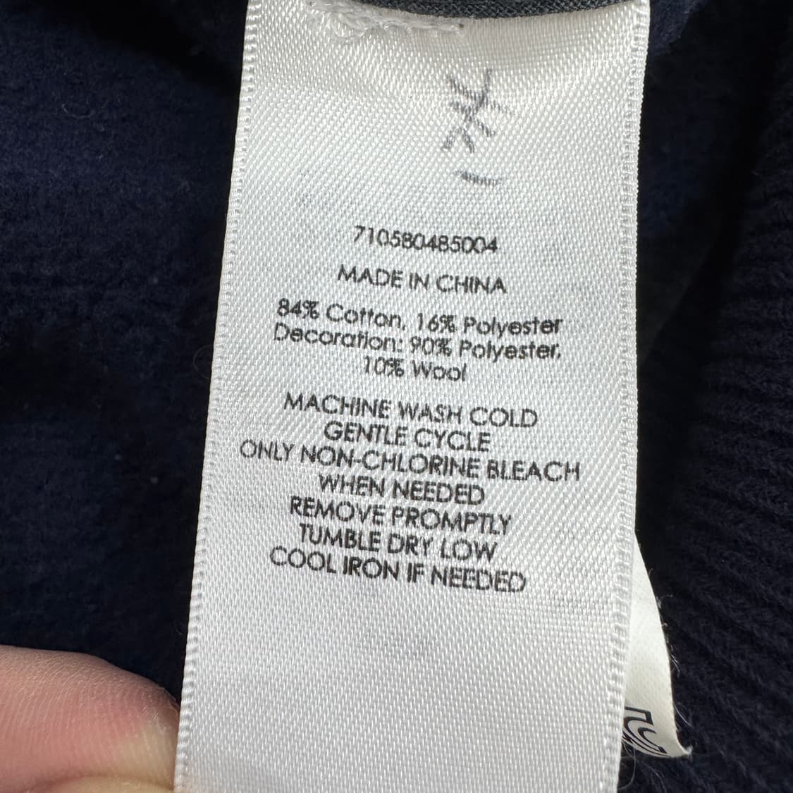 폴로 신형 코튼 스웻 바시티 자켓 네이비 상품이미지7