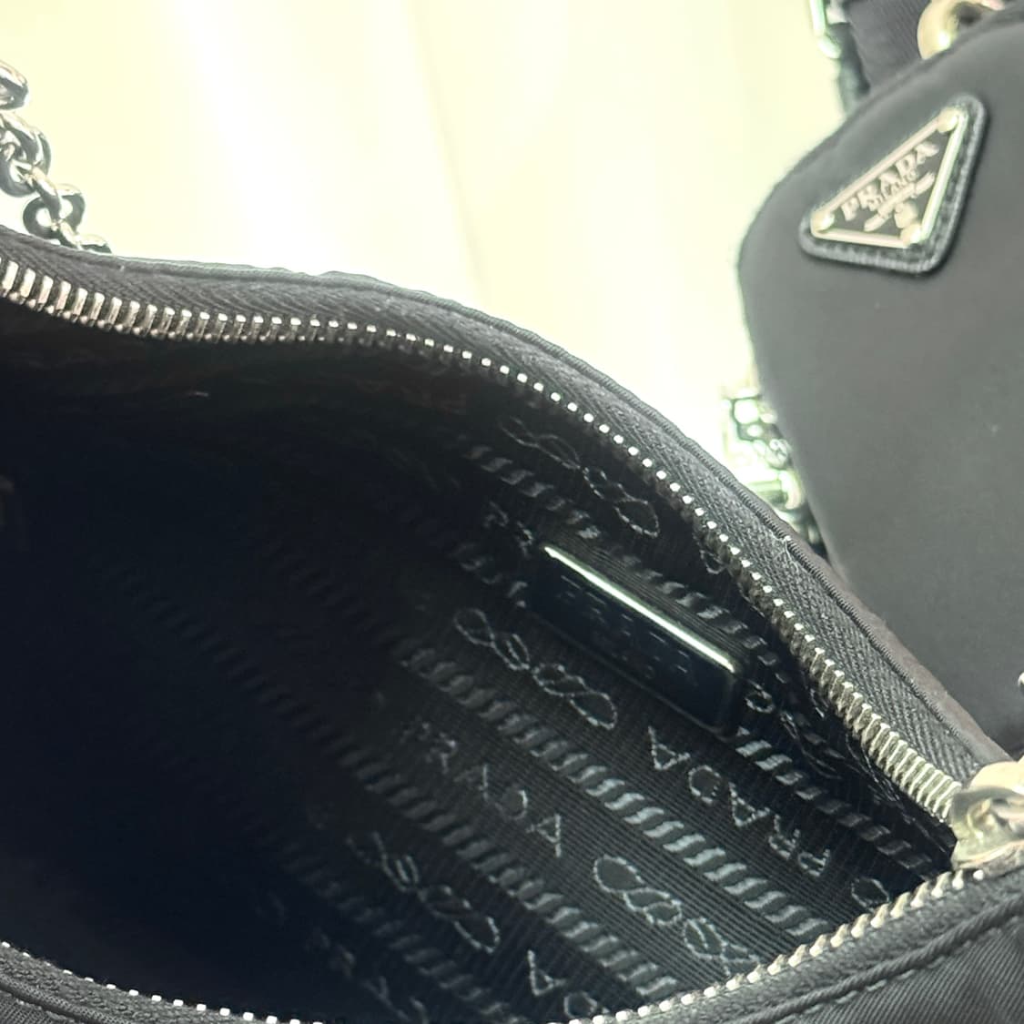 [풀구성] 프라다 리나일론 2005 리에디션 테수토 호보백  상품이미지10