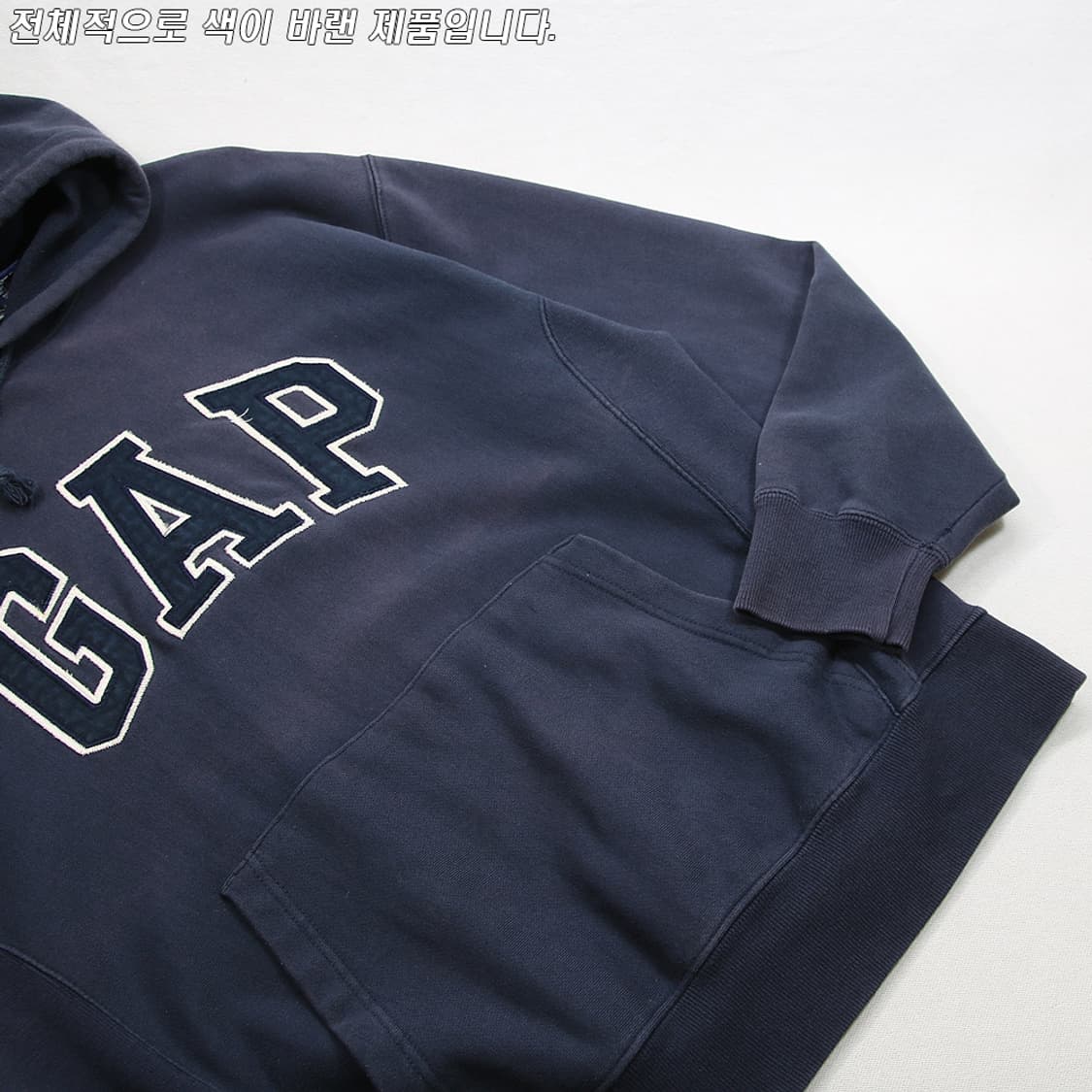 (착용컷) GAP 스웻 후드 티셔츠 (남성용 100) 상품이미지6