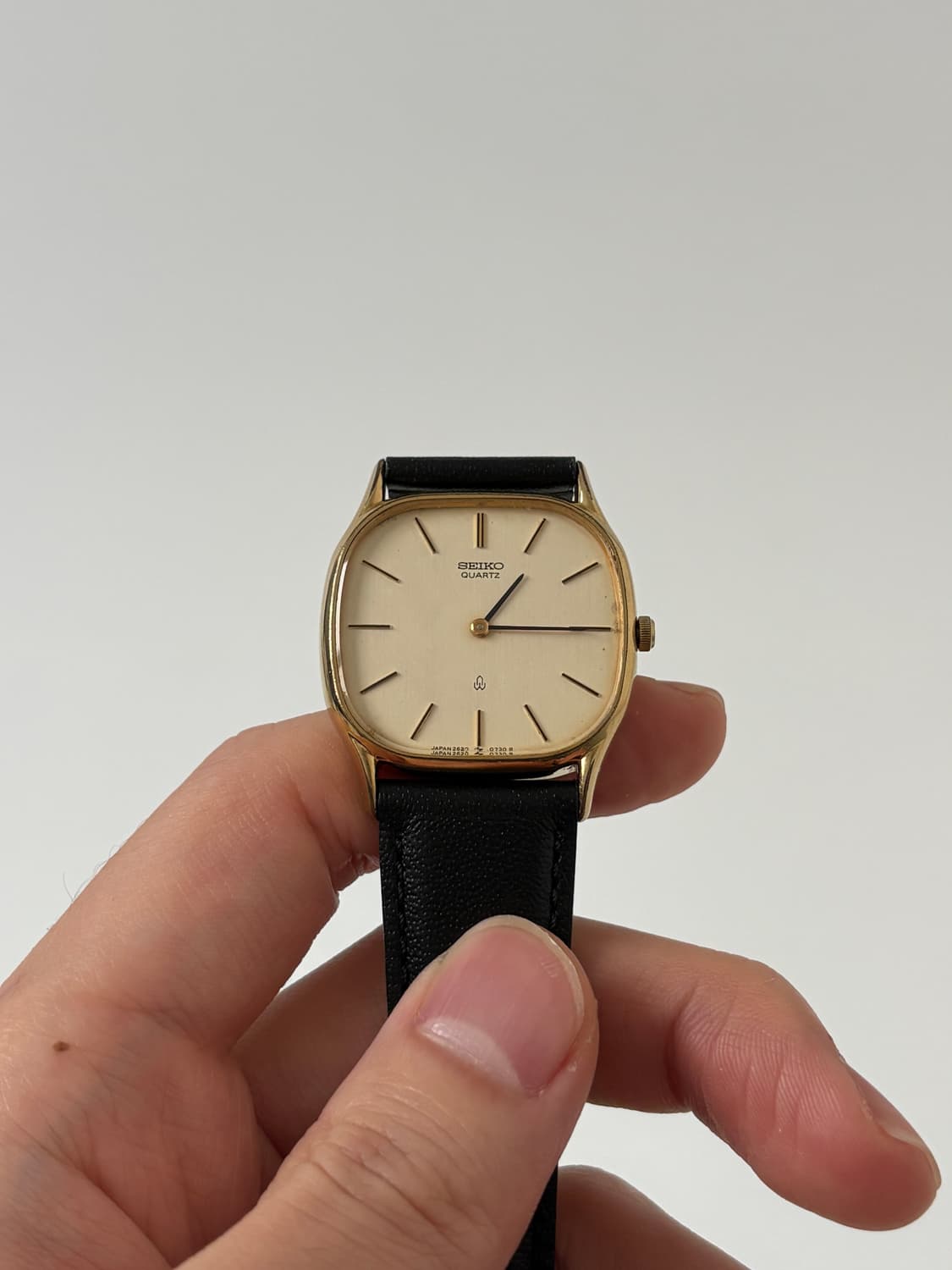 1980s Chariot Gold Square Quartz 상품이미지3