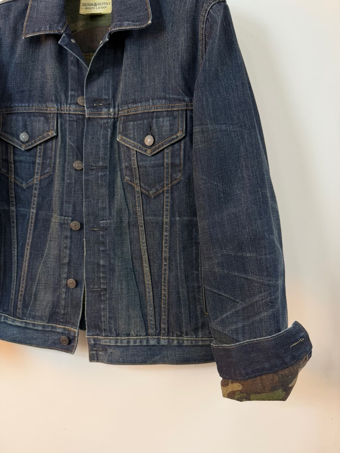 폴로 데님앤서플라이 카모 라이닝 트러커 자켓  상품이미지4