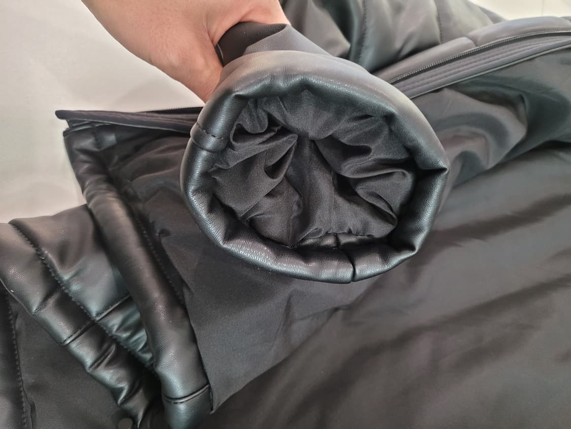 새상품 xl 자라 ZARA 가죽 후드 패딩 상품이미지9