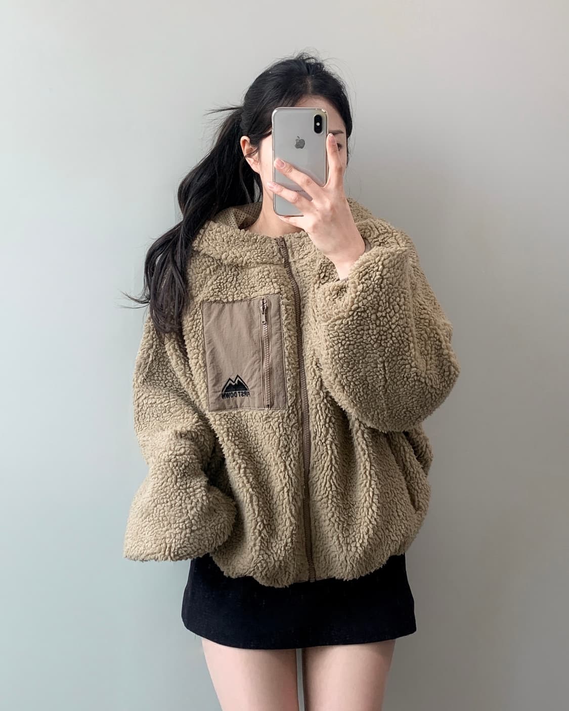 퍼스트다운 플리스 집업 상품이미지3