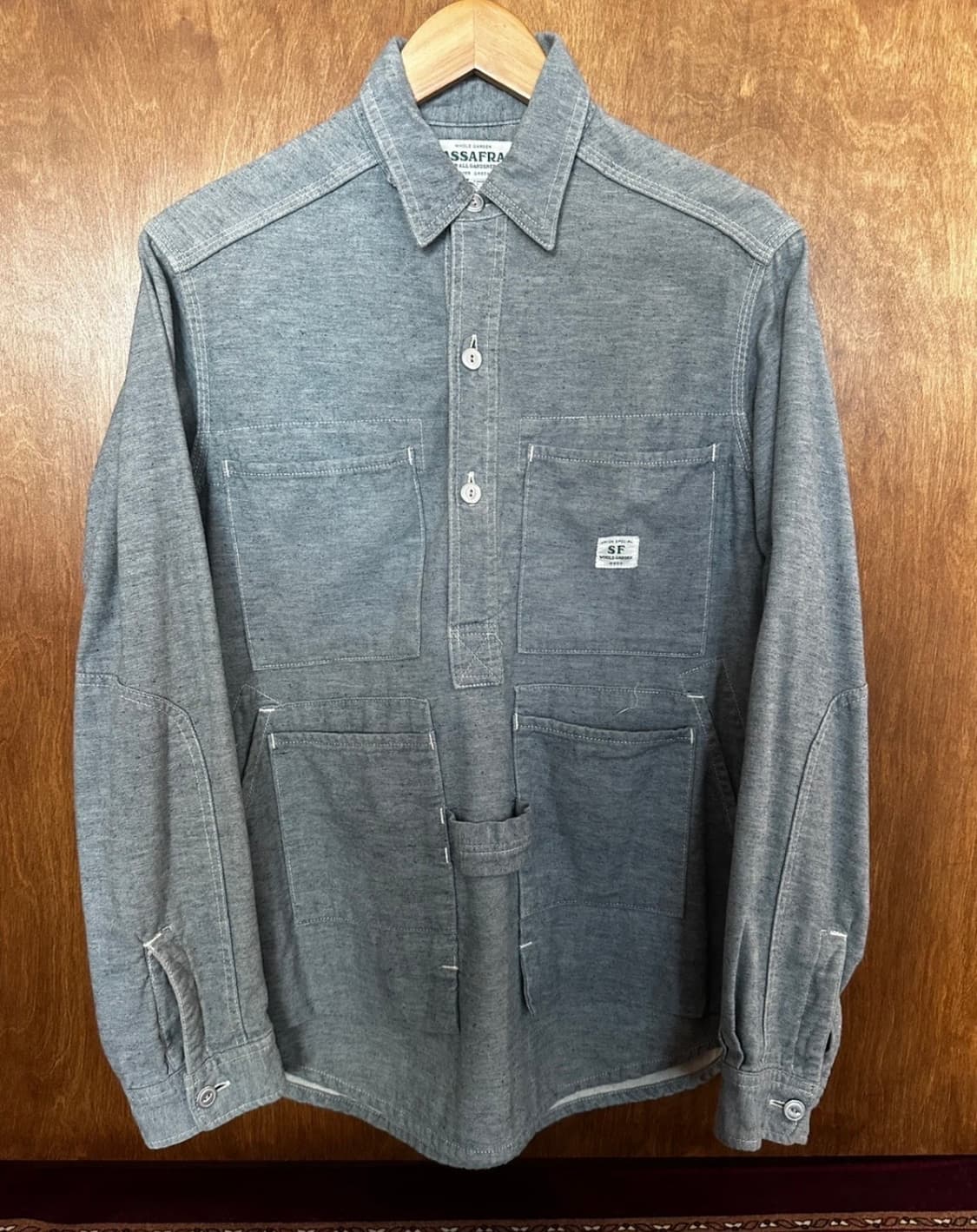 사사프라스 아노락 워크자켓 데님 S 상품이미지3