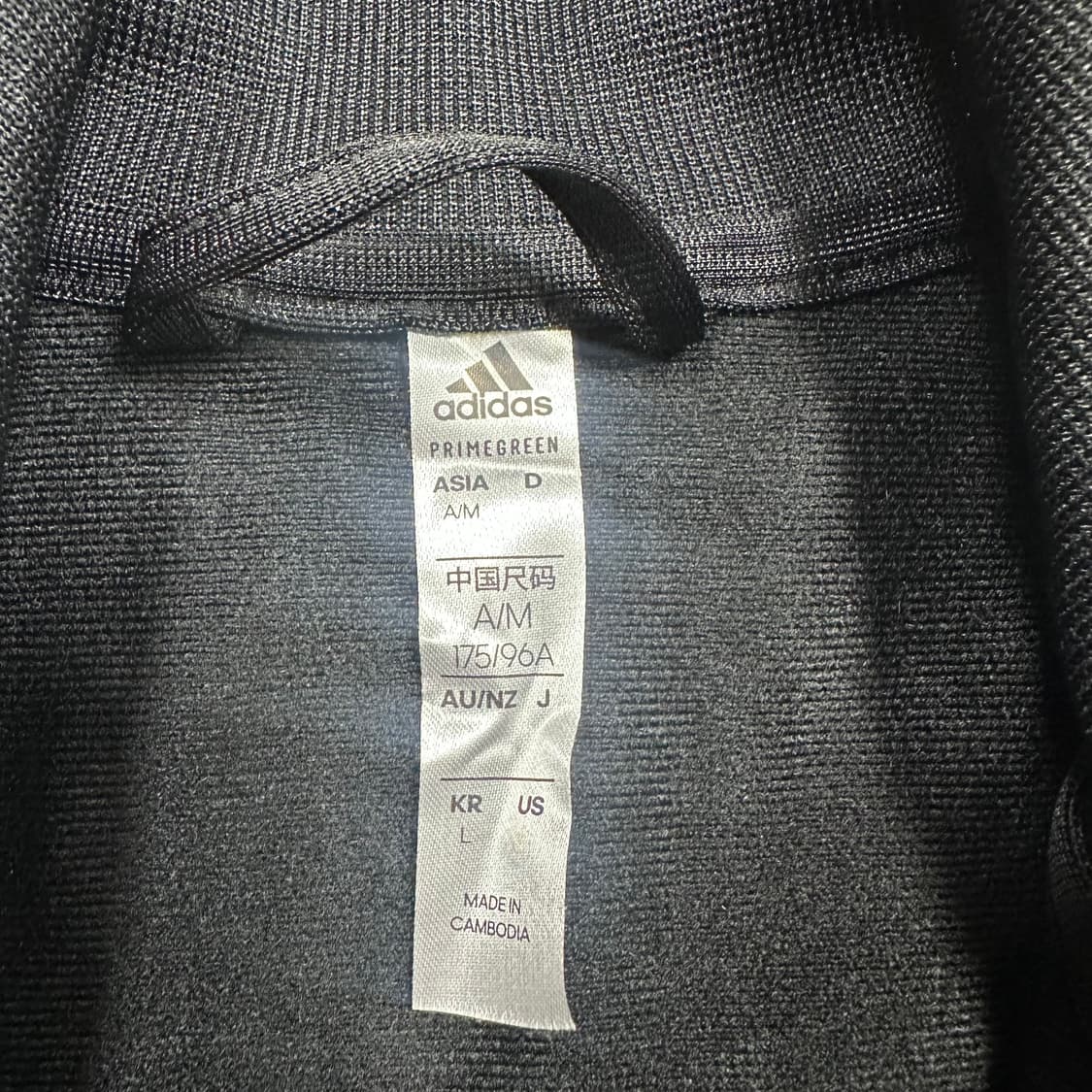 ✨ (바배) 아디다스 블랙 삼선 트랙탑 져지 상품이미지3