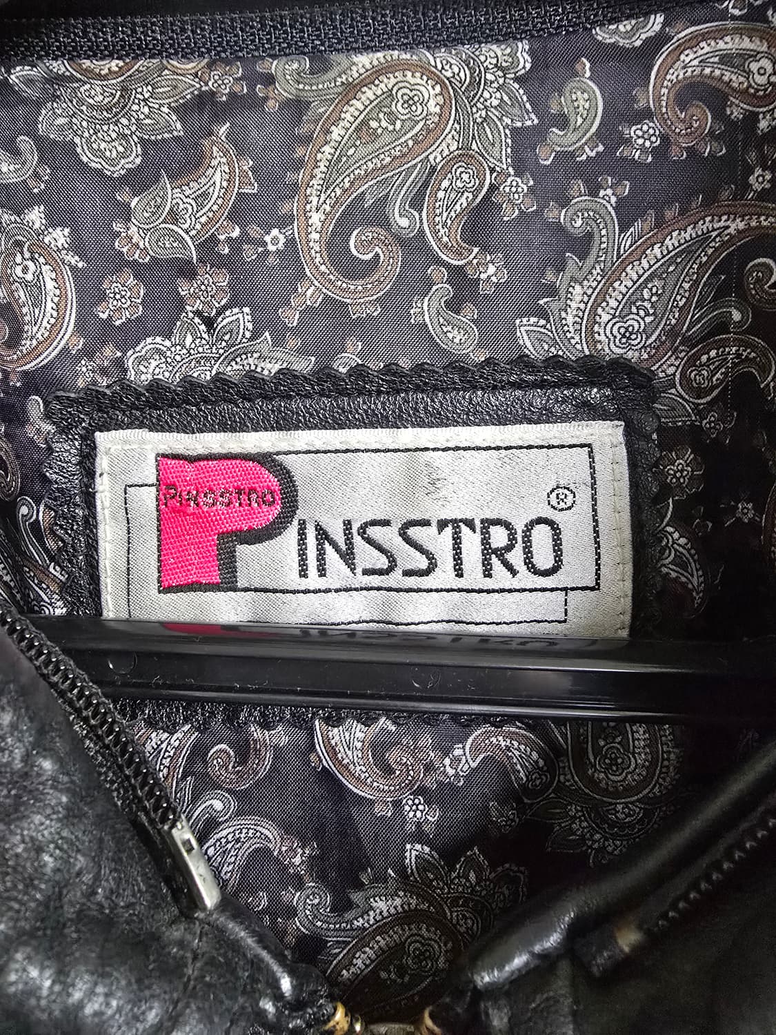 PINSSTRO 블랙 양가죽 봄버 자켓 (1669) 상품이미지3