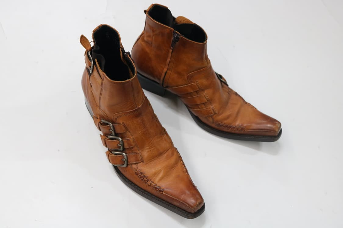 훕데두 스퀘어토 버클 스트랩 부츠 상품이미지7