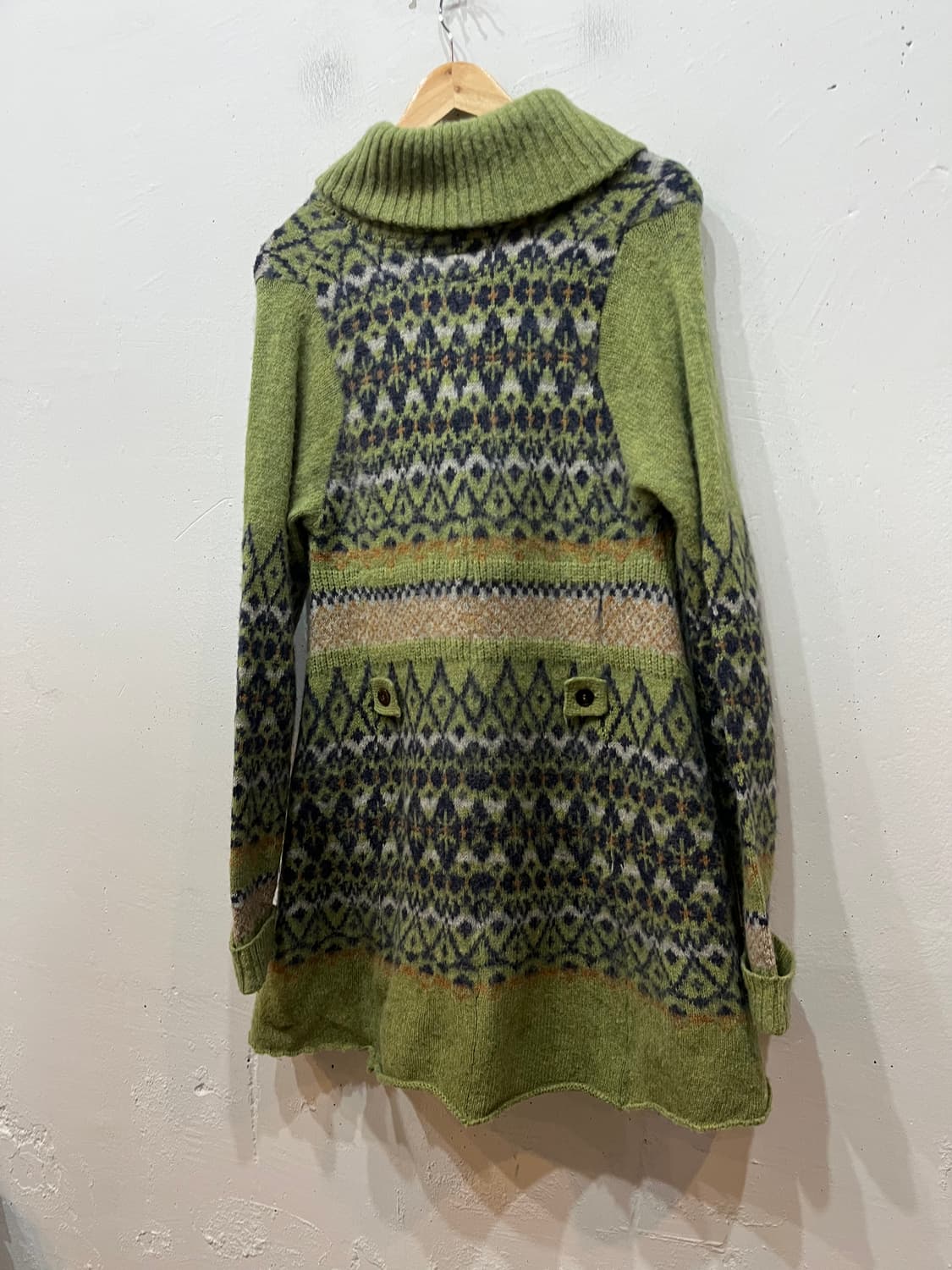 CUBE SUGAR JPN 울 모리 롱 가디건  상품이미지4