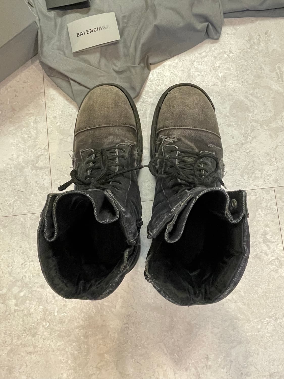 발렌시아가 스트라이크 부츠 43  상품이미지2