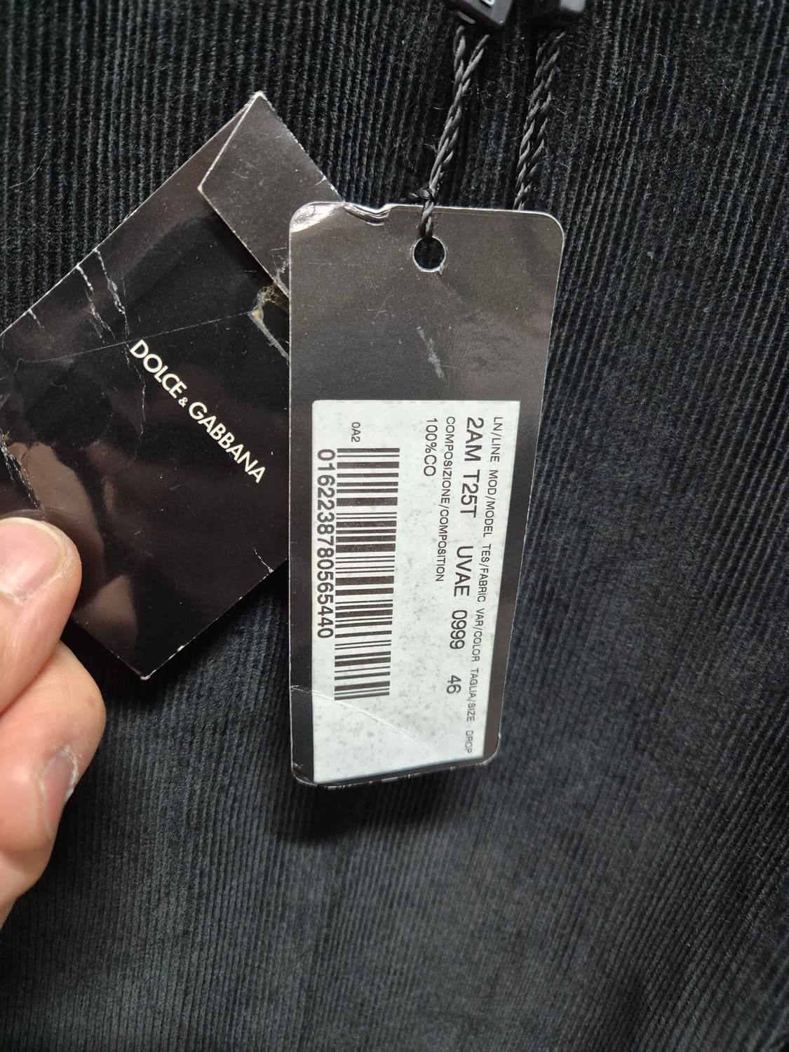 돌체앤가바나 코듀로이 팬츠 상품이미지3