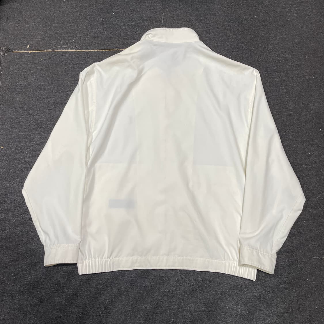 90s YSL 극희귀 입생로랑 화이트 폴리쉘 블루종 자켓 100 상품이미지8
